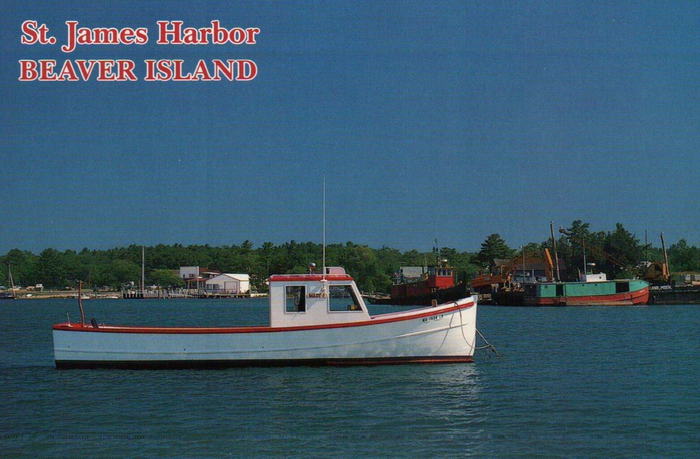 St. James (Beaver Island) - Old Postcard